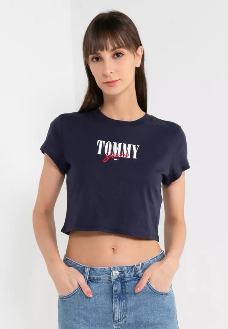 Tommy hilfiger cheap crop jeans