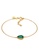 ELLI GERMANY green Bracelet Sparkling Green Drop Quartz Gold Plated D0B19ACA3EBDE6GS_1