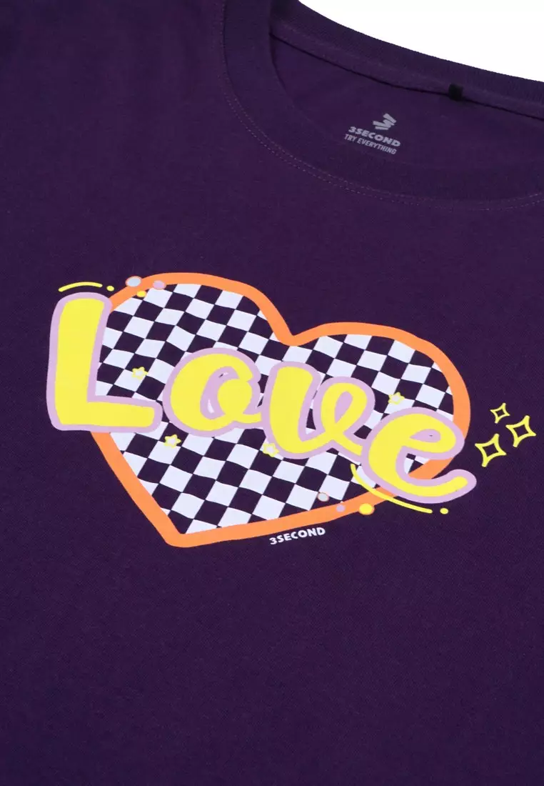 3Second Women's T-Shirt Short Sleeve Cotton 070424