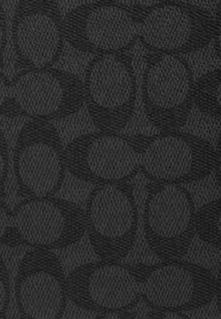 Sullivan Pack In Signature Canvas in Charcoal/ Black CZ397