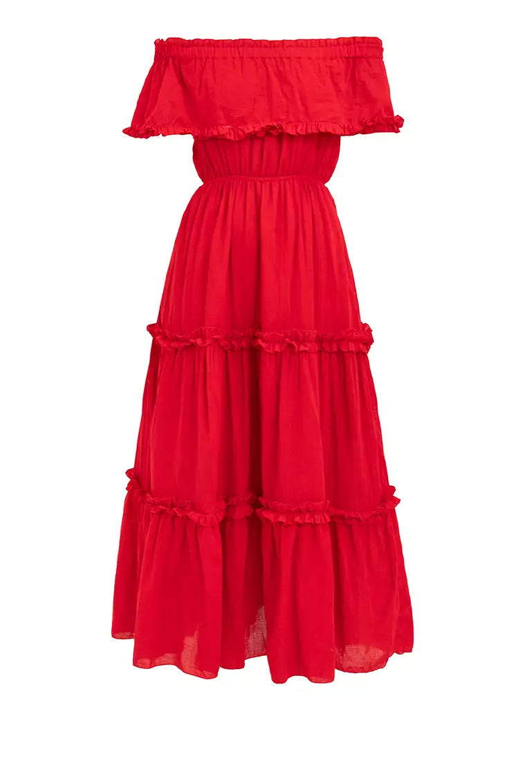 Alessandra Off Shouder Dress