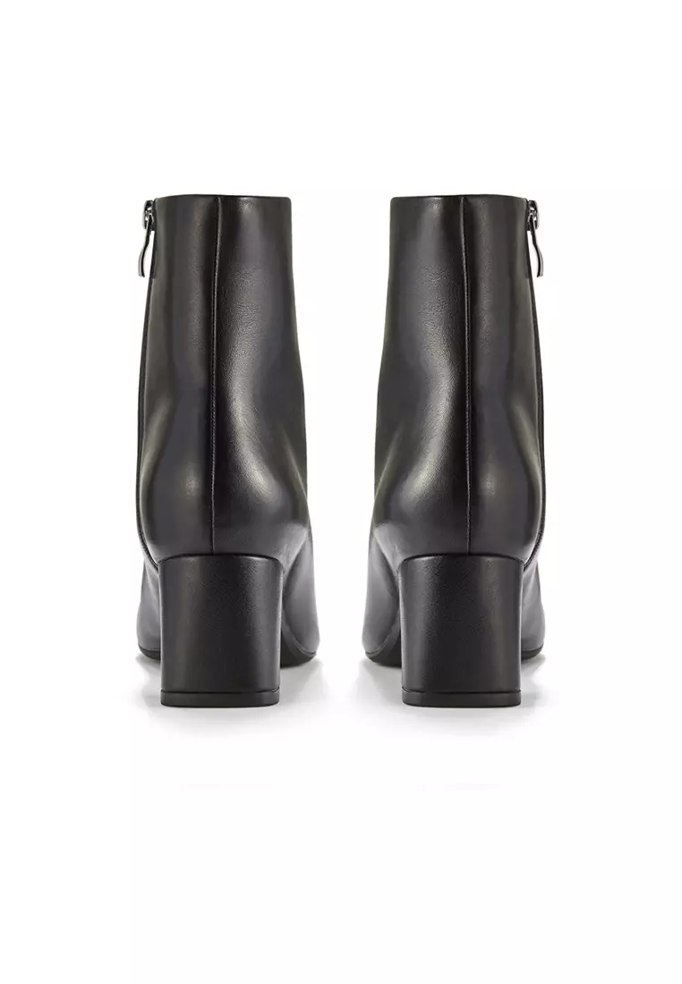 Kitten Heel Clarks High Heel Ankle Boots Sheer Flora Clarks Ladies