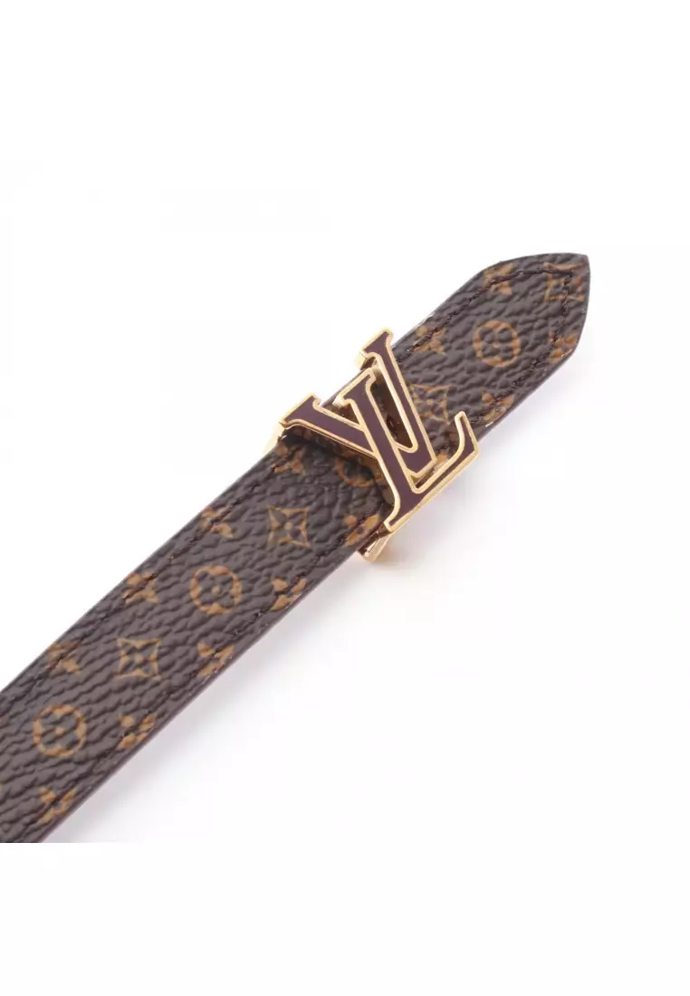 Louis Vuitton Belt Mini LV Enamel 15 mm Reversible Leather Mini Buy Louis Vuitton Pre-Loved Louis Vuitton Mini LV Enamel  main image 3