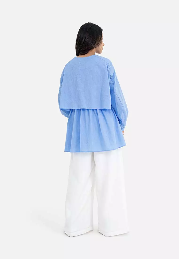 American Holic - Arao Tiered Long Blouse