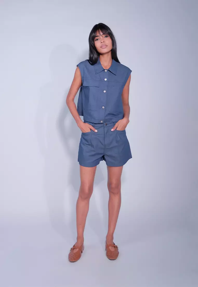 DNM Studios x Raxenne Isabelas Sleeveless Top