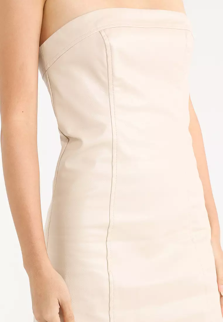 Brooklyn Baby Tube PU Mini Dress
