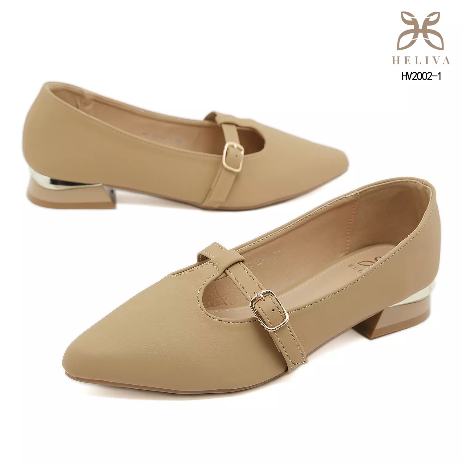 HELIVA WINA Timeless Mary Jane Pumps with Elegant 2.5cm Lift HV2002-1