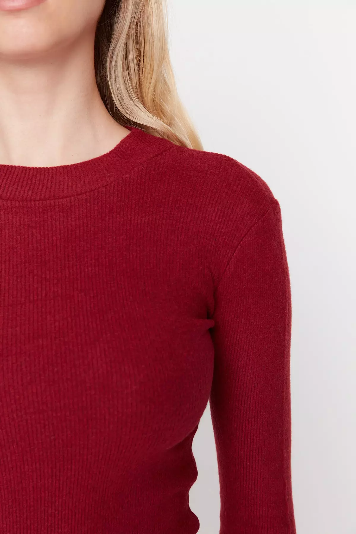 Half Turtleneck Knit Dress