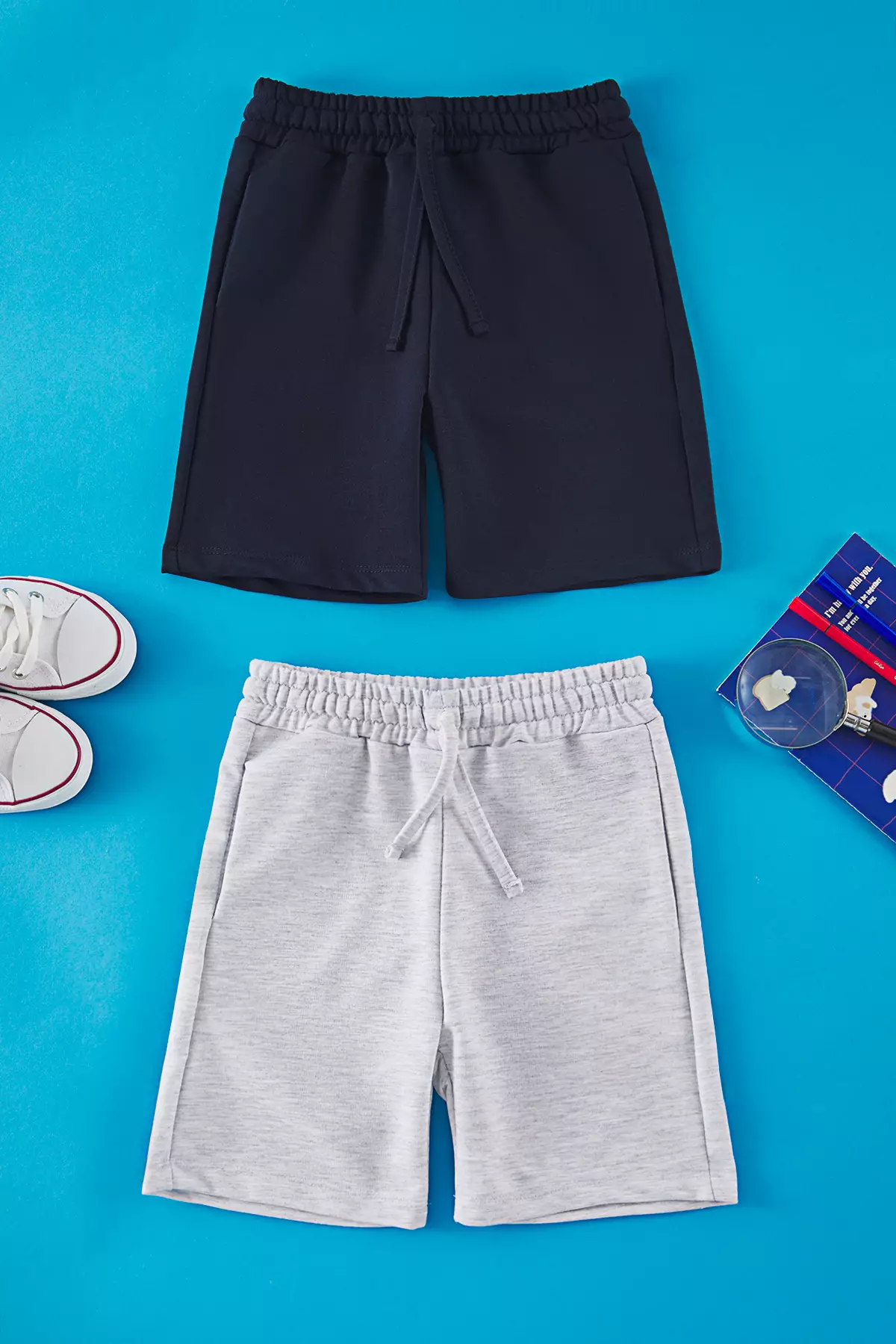 Elastic Shorts 2-Pack