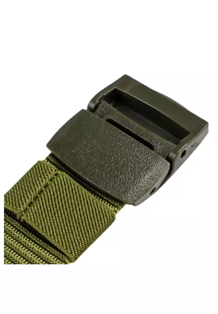 Jhoseph Tali Ikat Pinggang Pria Anti Xray Plastik Automatic Buckle Material Kanvas ORIGINAL - Army Green