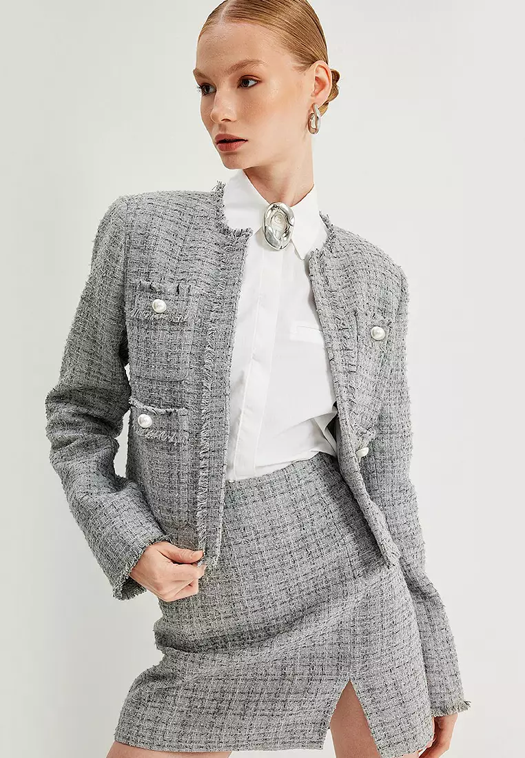 Tweed Crop Jacket