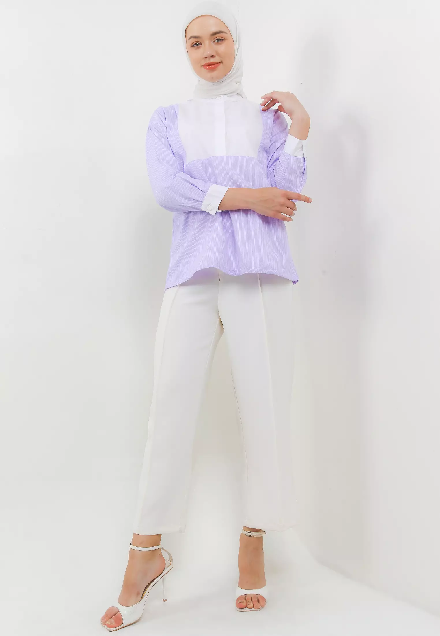 MFMW Serenada Atasan Blouse Lilac