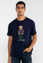 light blue polo bear shirt