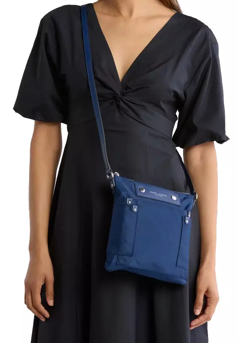 Preppy Nylon Swingpack Crossbody Bag - Azure Blue 4R4HCR040H02