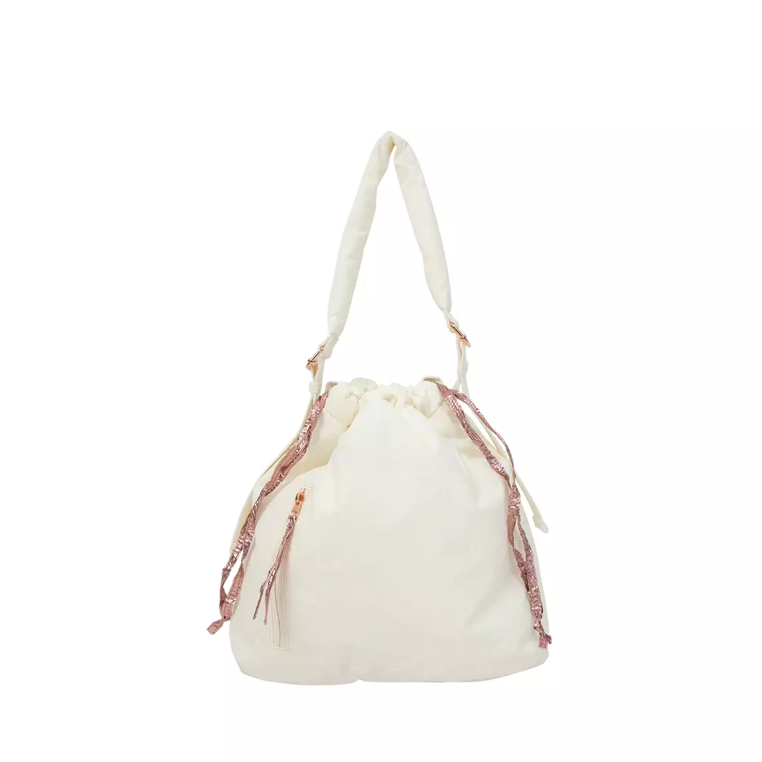 Doughnut Canele Softies Series Crossbody Bag Chalk X Pink Tas Selempang - D428SE-209088-F