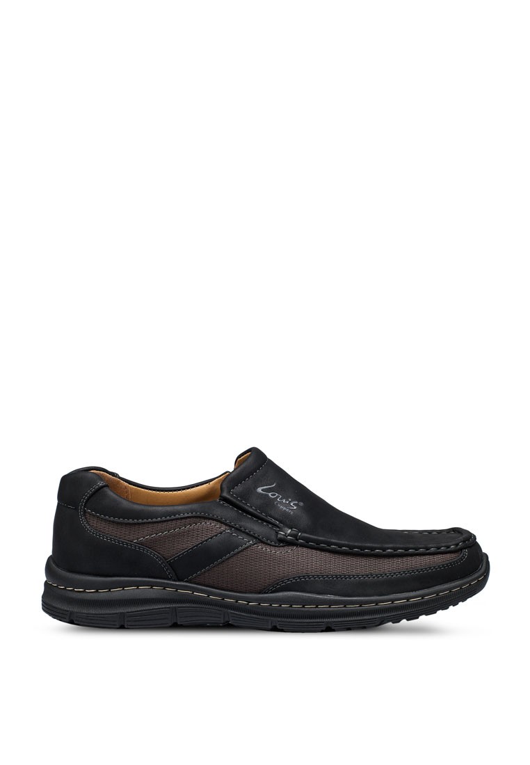 Textured Panels Loafers