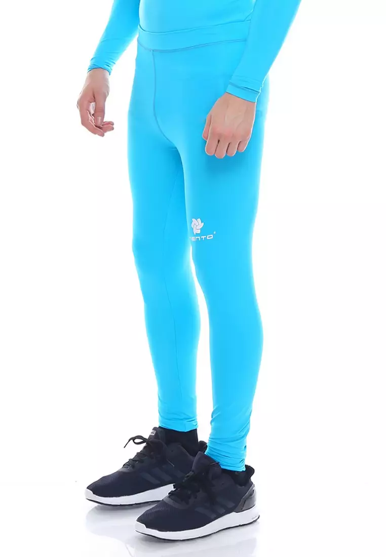 Tiento Man Long Pants Turkis Celana Legging Pria Olahraga Renang Sepakbola Lari Original