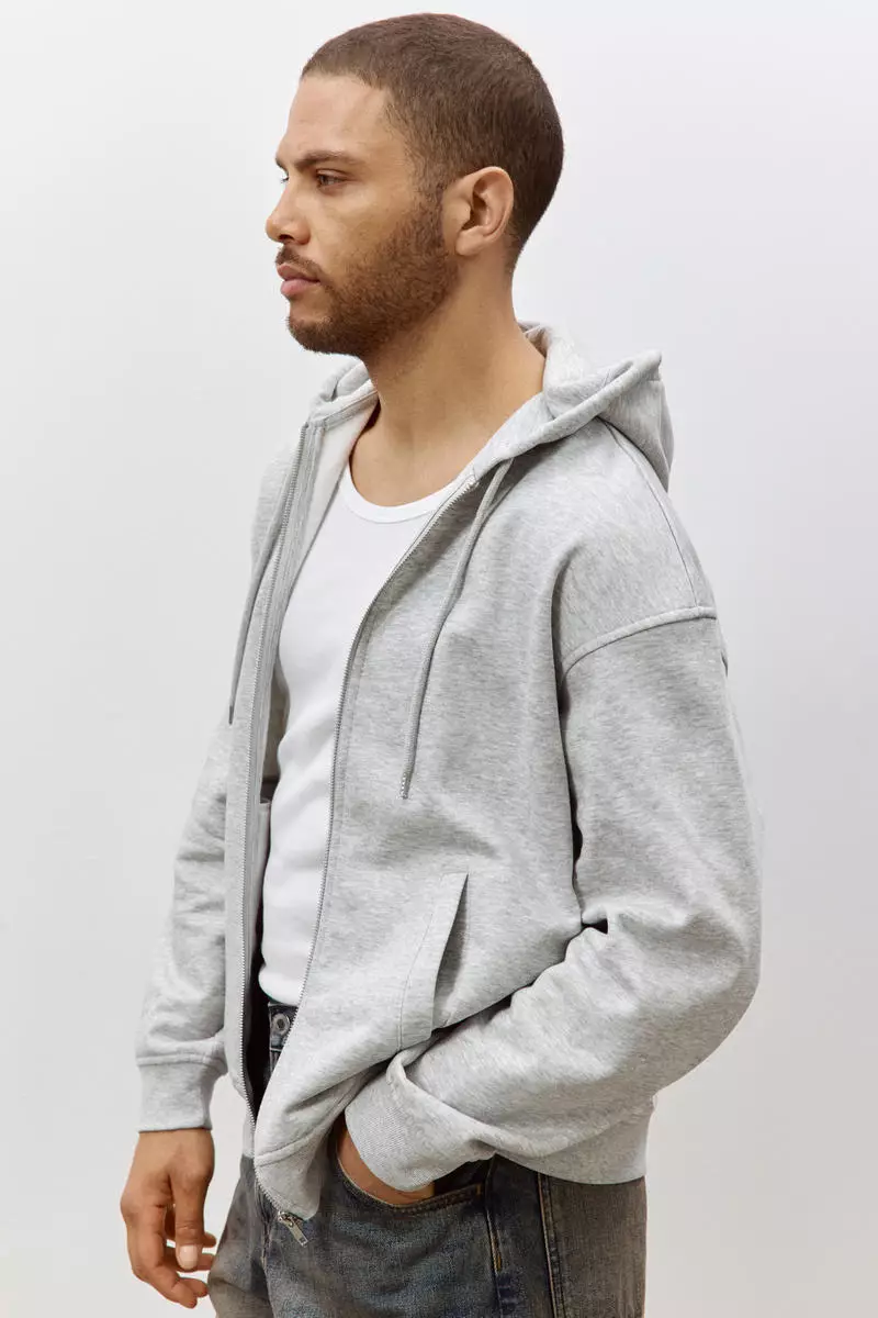 Loose Fit Zip-through hoodie