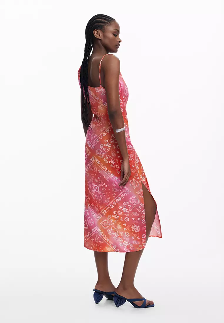 Multicolor bandana dress