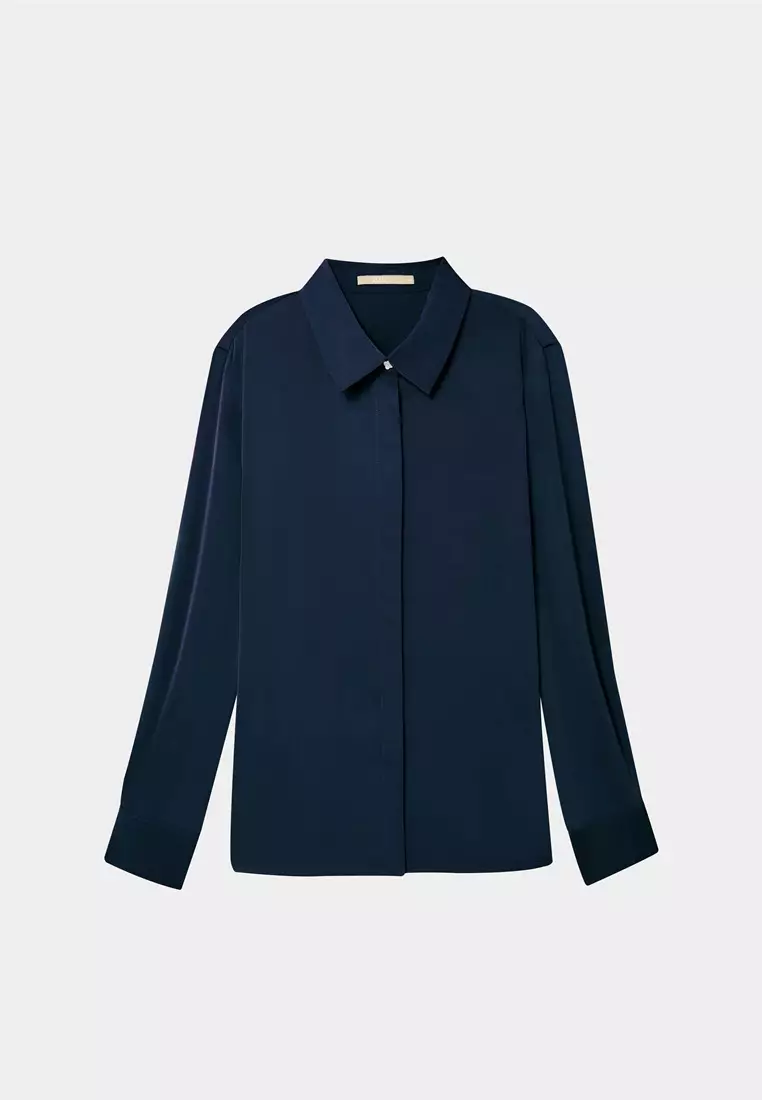Dark Blue Blouse