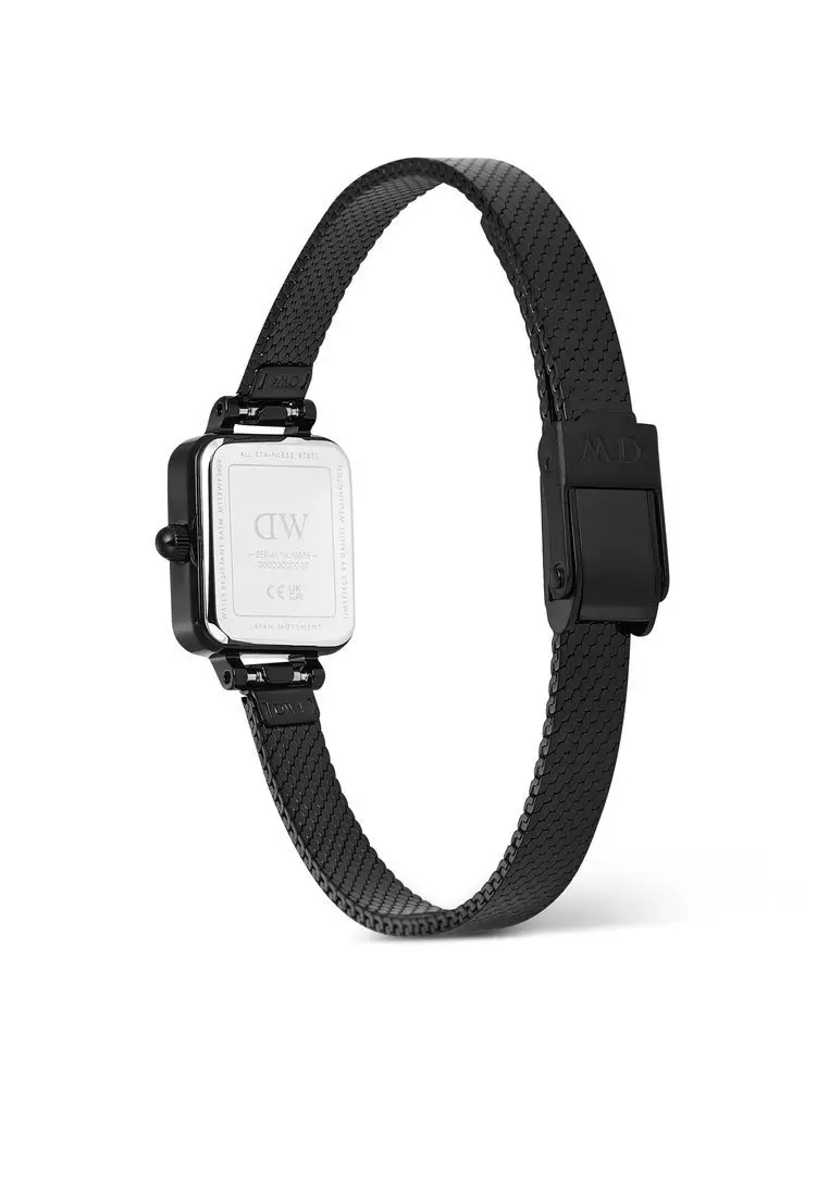 Quadro Mini Reflection Black - Women Watch stainless steel watch DW Official Authentic Original jam tanggan perempuan DW jam tangan