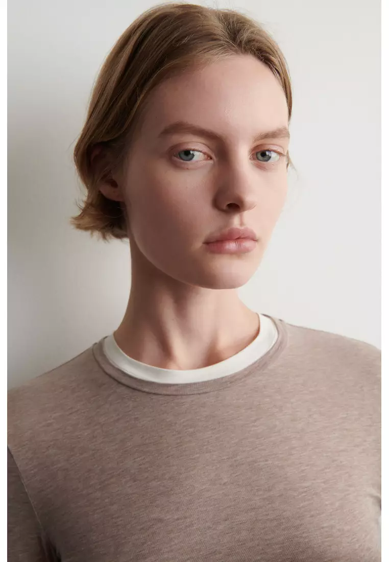 COTTON LONG-SLEEVED TOP
