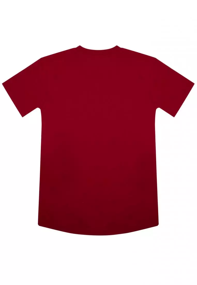 Boy s Colored T Shirt Single Pack Dark Red