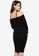 MISSGUIDED black Halter Arm Warmer Midi Dress 8569AAA0875AD9GS_1