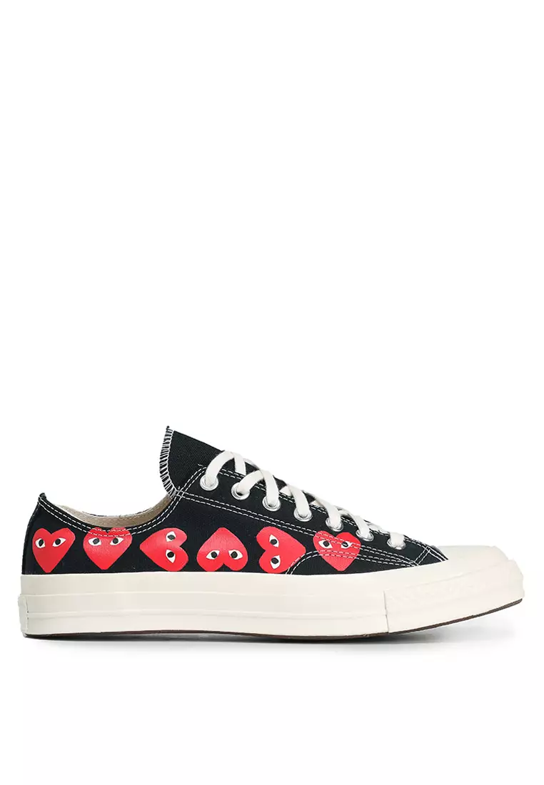 Jual CDG Play Chuck 70 Multi Heart Low-Top Sneakers (bl) Original