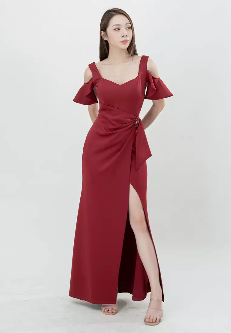 Cold shoulder sale maxi dresses online