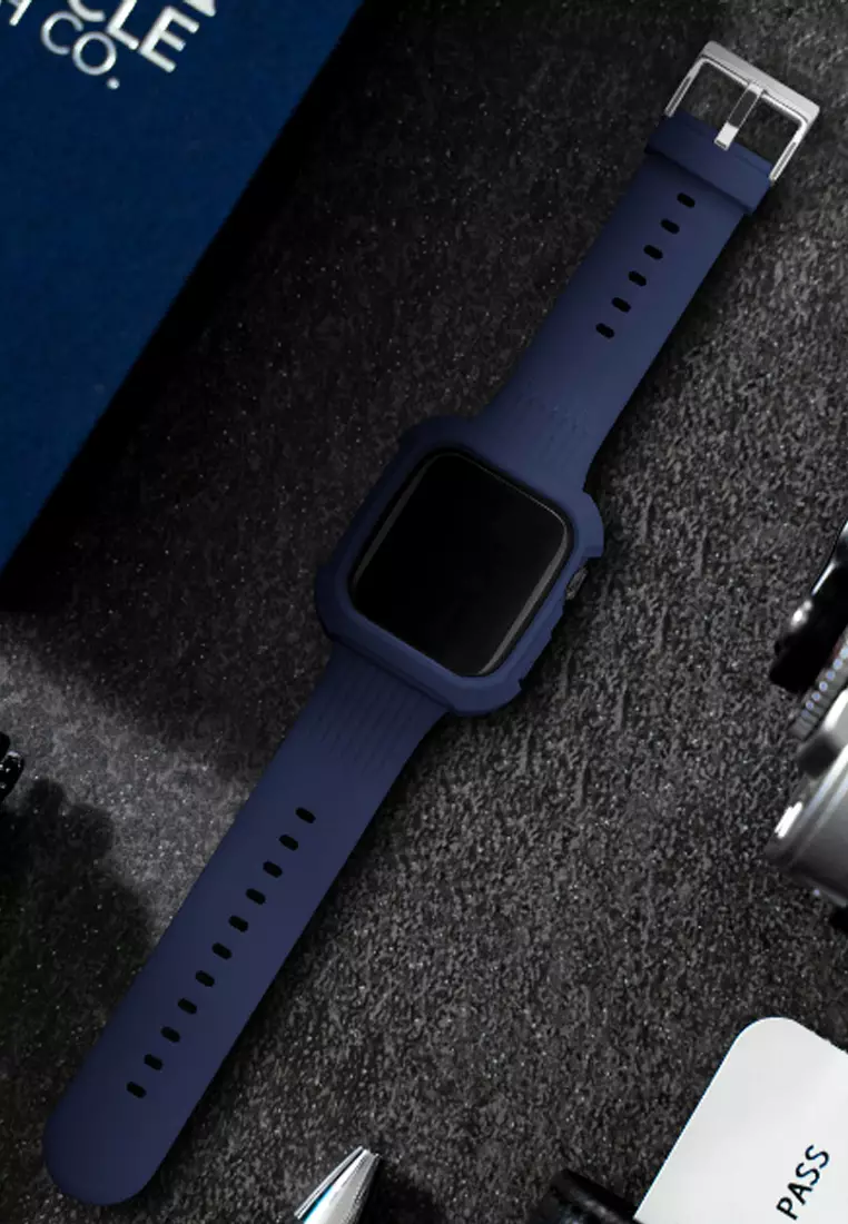 Buy Kings Collection Navy Blue TPU Apple Watch 42MM 44MM Strap
