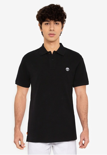 Timberland black TFO SS Millers River Pique Polo 931CDAA221C13BGS_1