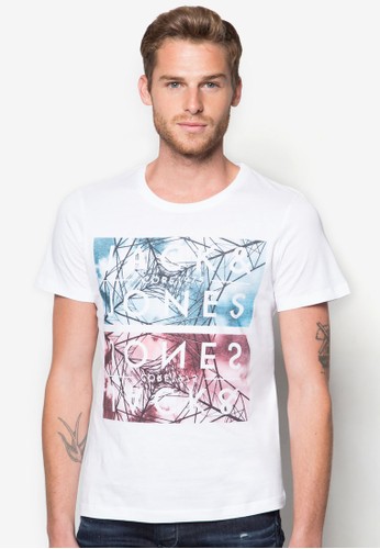 雙esprit hk store色印花設計TEE, 服飾, 服飾