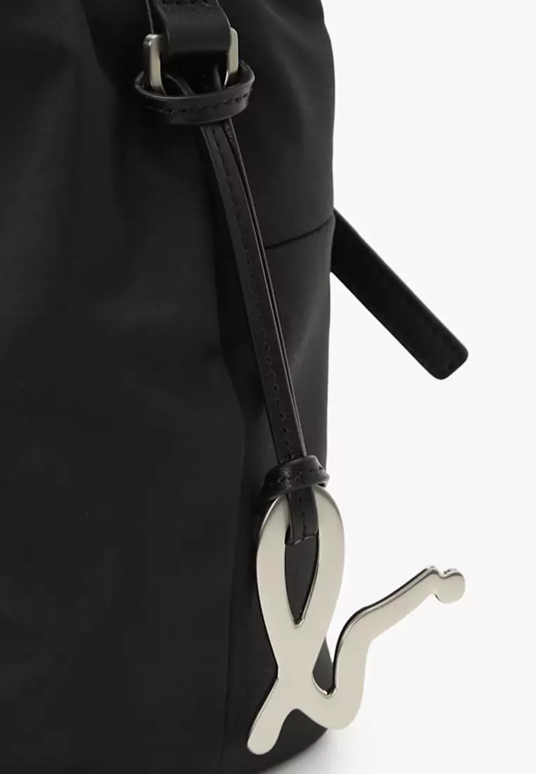Drawstring Top-Handle Bag