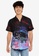 Mennace navy Saturn Sateen Revere Shirt 36B96AAA2289A1GS_1