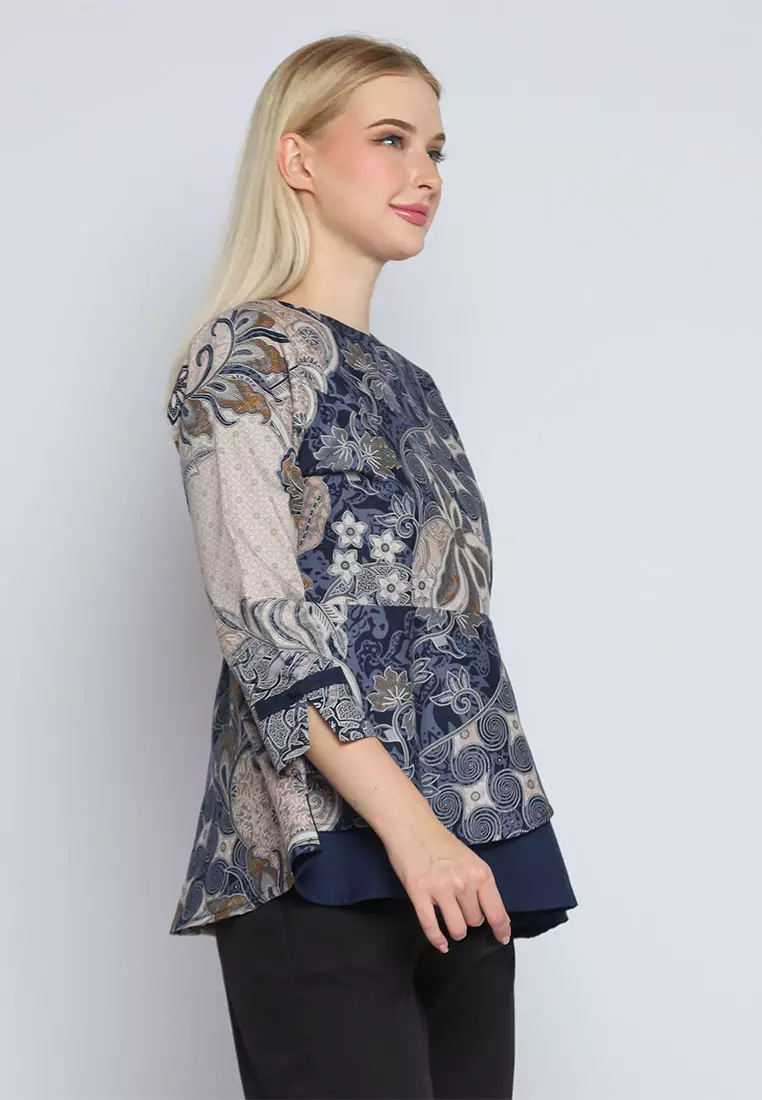 My Aksa Batik Wanita Blouse Willa Wesley