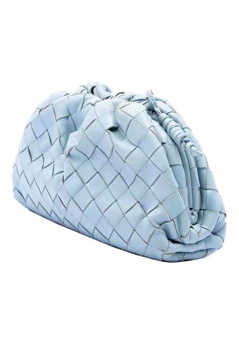 Pre-Loved Bottega Veneta Nappa Intrecciato The Mini Pouch Crossbody