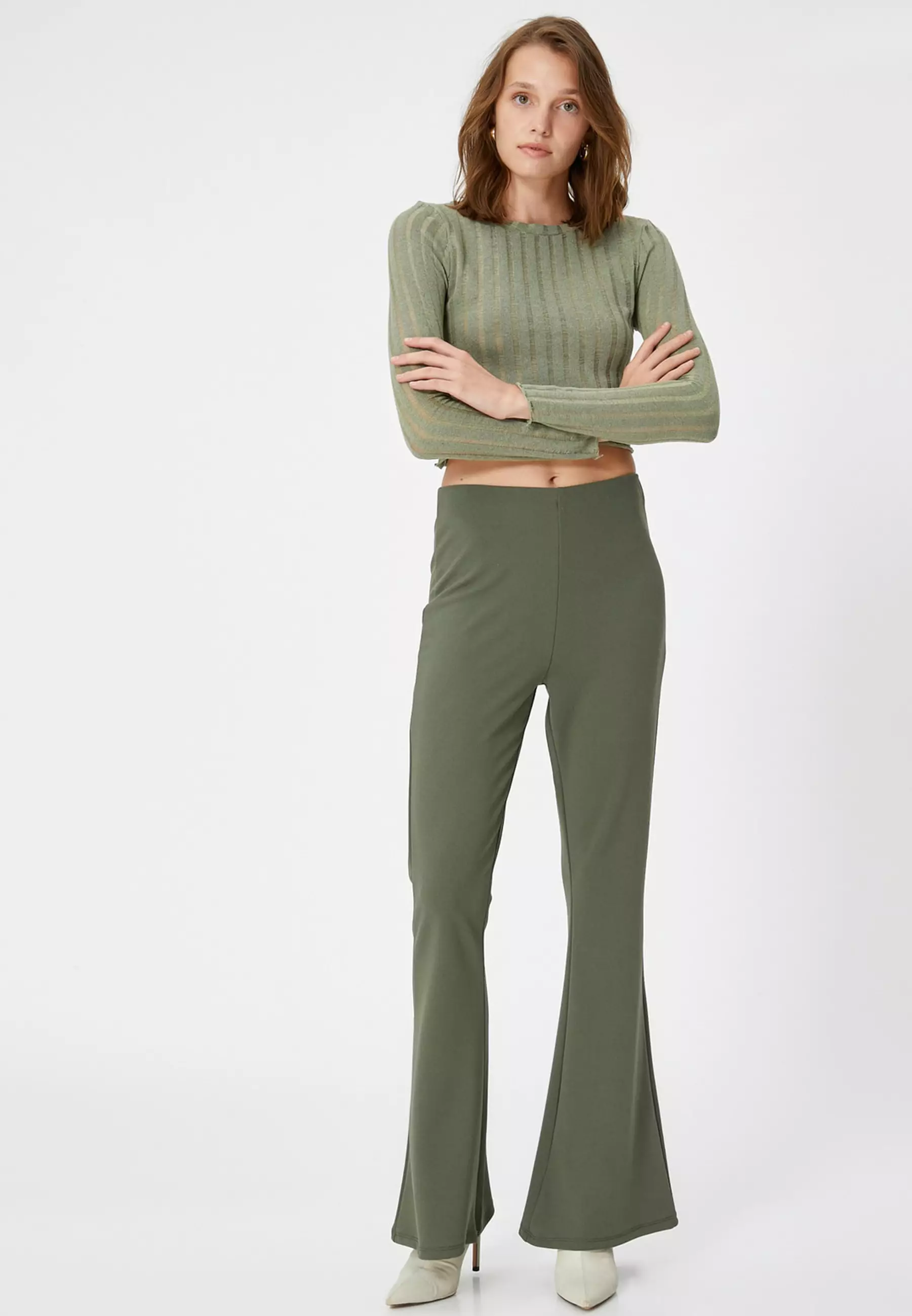 Spanish Leg Leggings High Waist