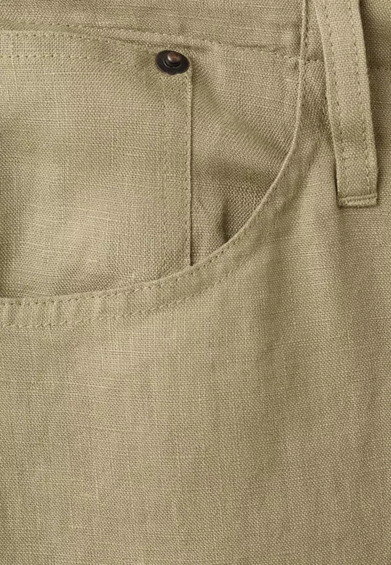 Bow Linen Trousers