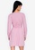 ZALORA BASICS pink Balloon Sleeve Dress with Tie 161DBAA2CBC38AGS_2
