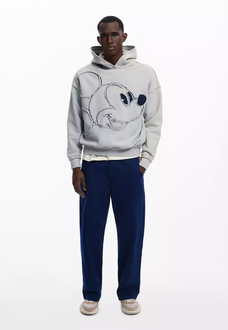 Denim sweatshirt Mickey Mouse