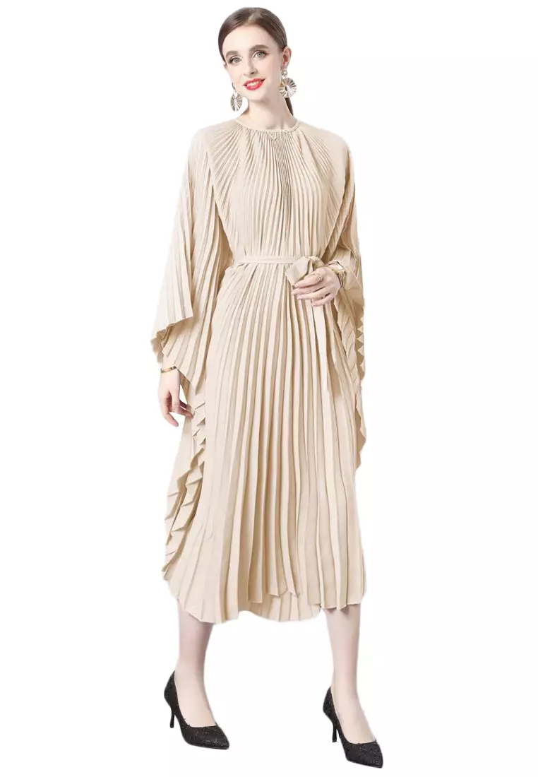 Elegant 2025 pleated dresses
