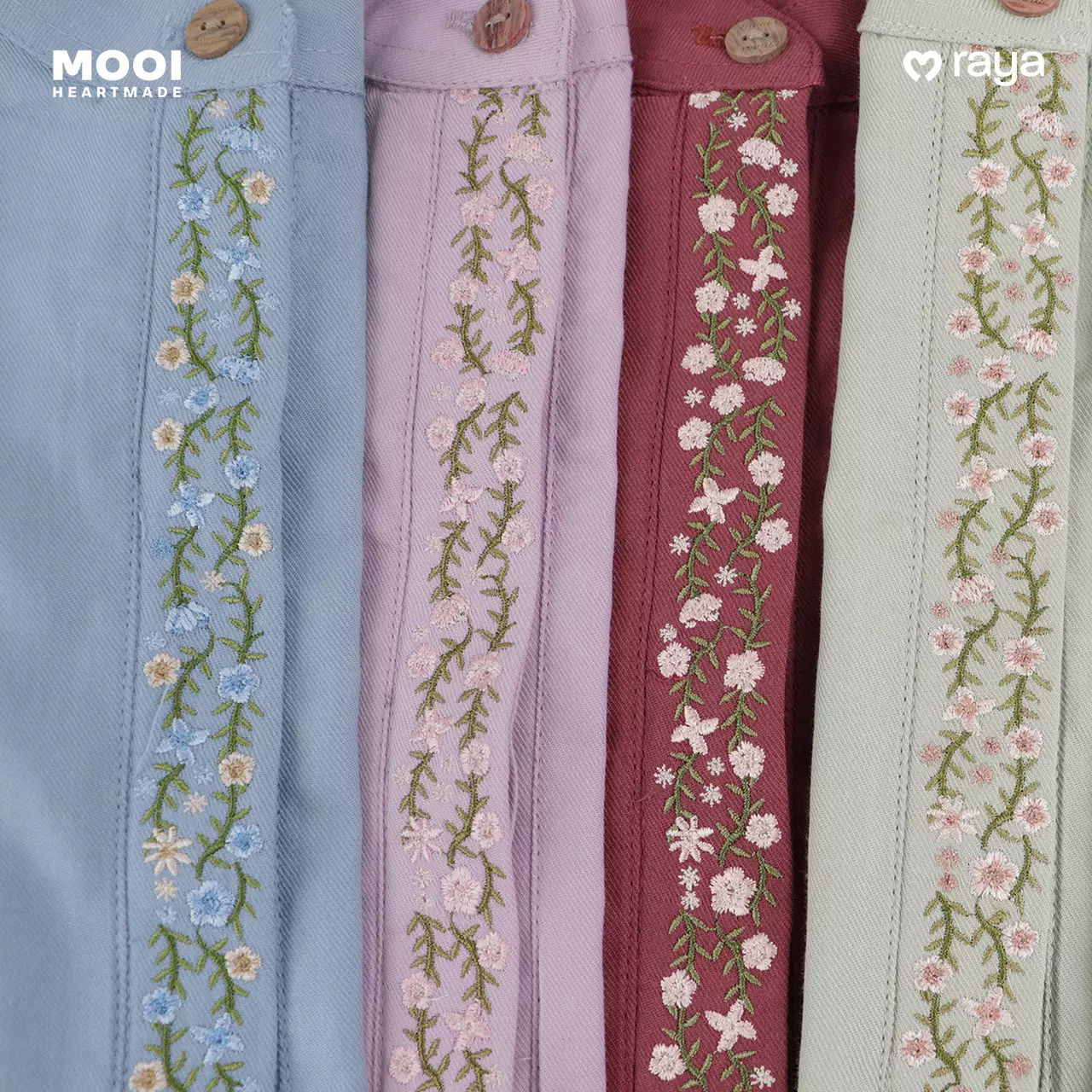 Mooi Tunik Wanita Atasan Wanita Reena Tunik - White