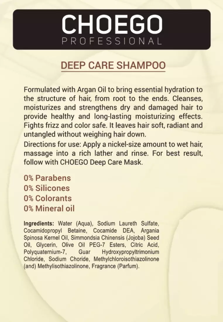 Choego Professional Deep Care Shampoo 1000ml [CHG232]