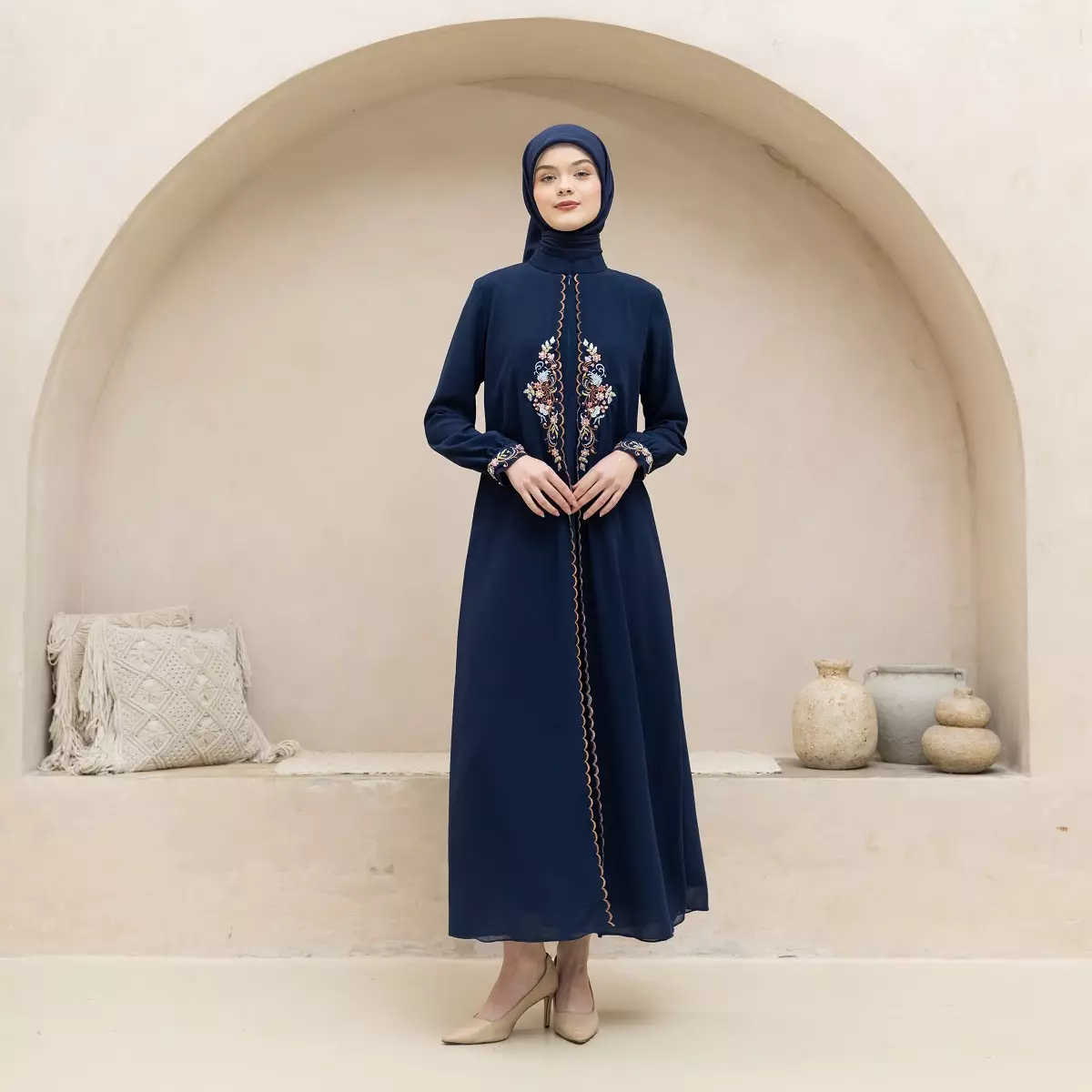 EPC Gamis Tiffany Royale - Navy - Embroidery Collection