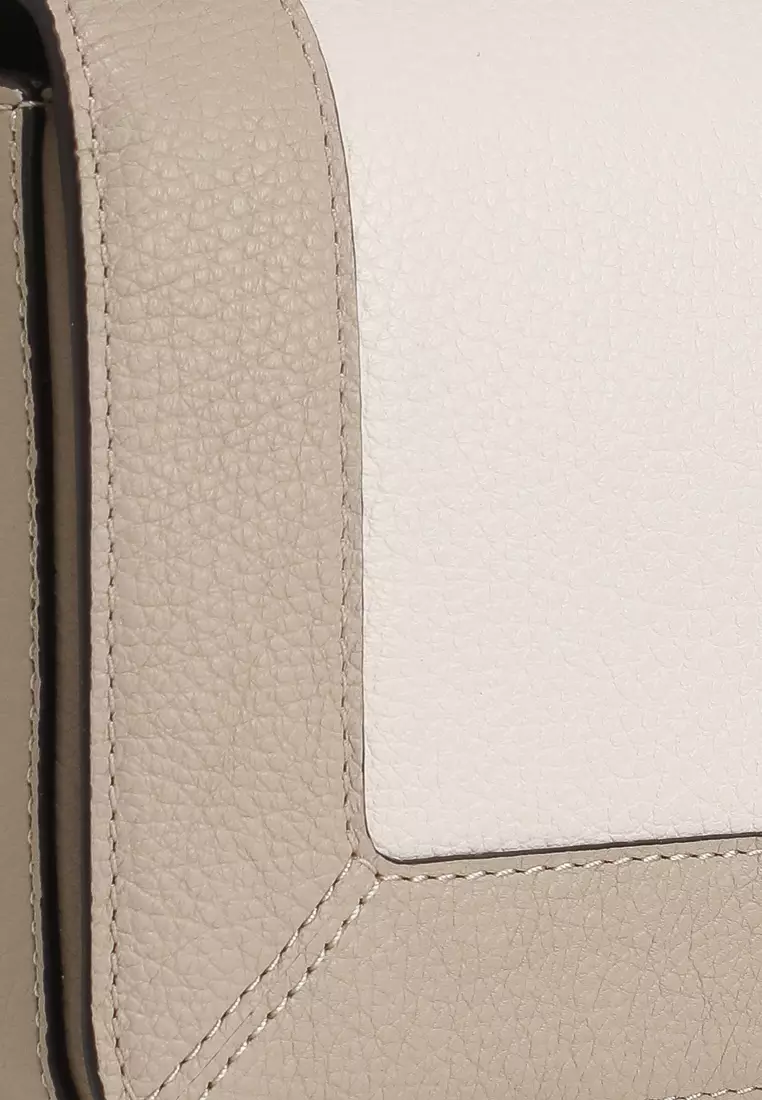 Lena Colorblock Mini Flap Crossbody Bag (cv)