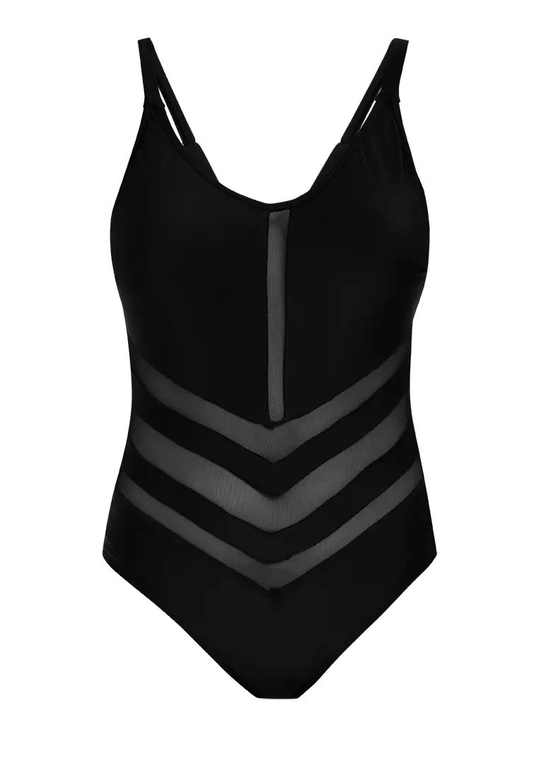 Buy Kats Clothing VMesh Black One Piece Swimsuit 2023 Online ZALORA