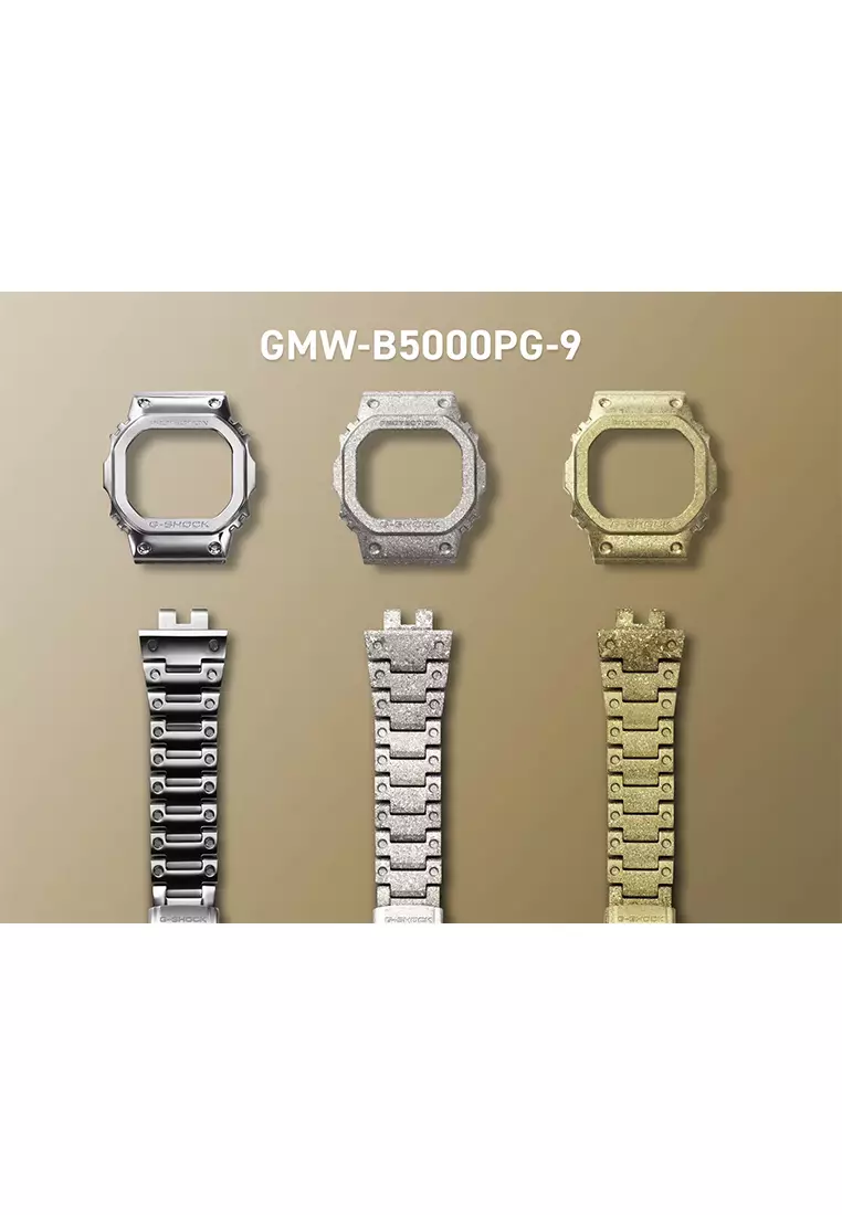 G-SHOCK 40th Anniversary Recrystallized - Jam Tangan Pria - Full Logam 5000 Series - GMW-B5000PG-9D