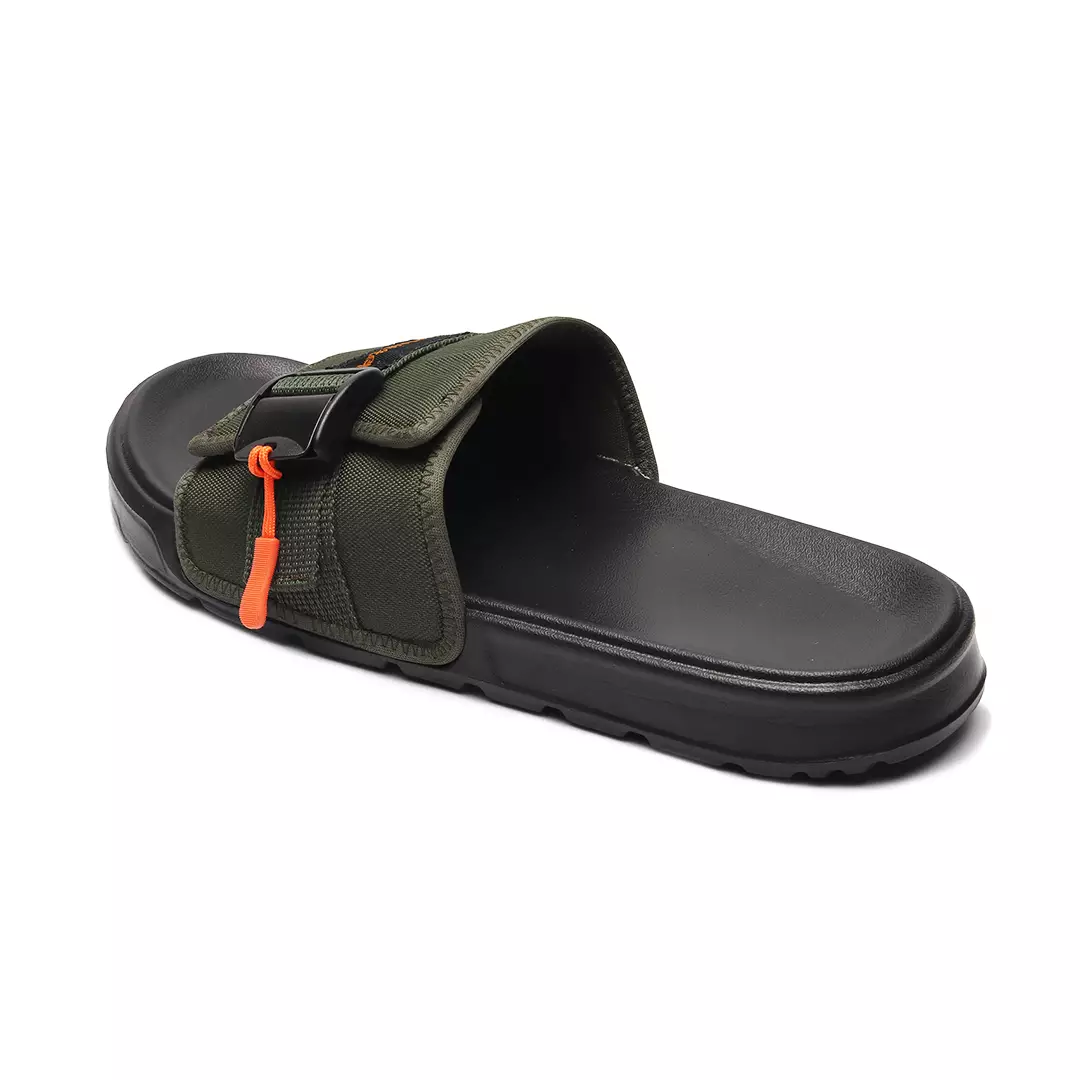 Footstep Footwear Sandal Pria Slide Santos Green Army Original Sandal
