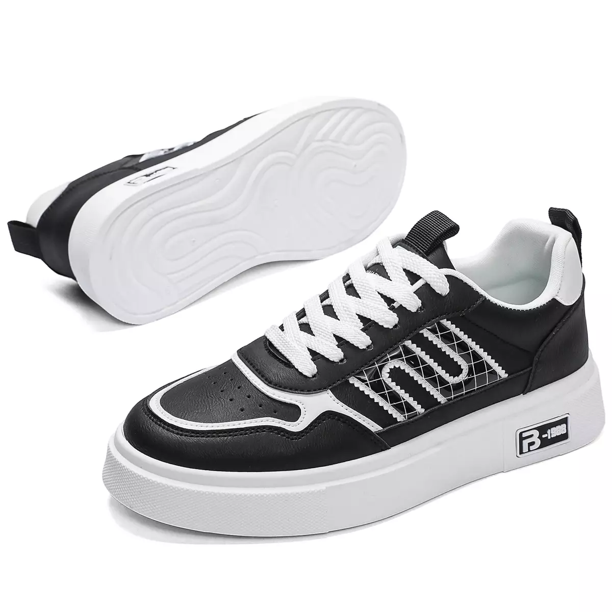 LURAD Sepatu Pria Sekolah Ringan Travel Sneakers Cowok Simple QN2552